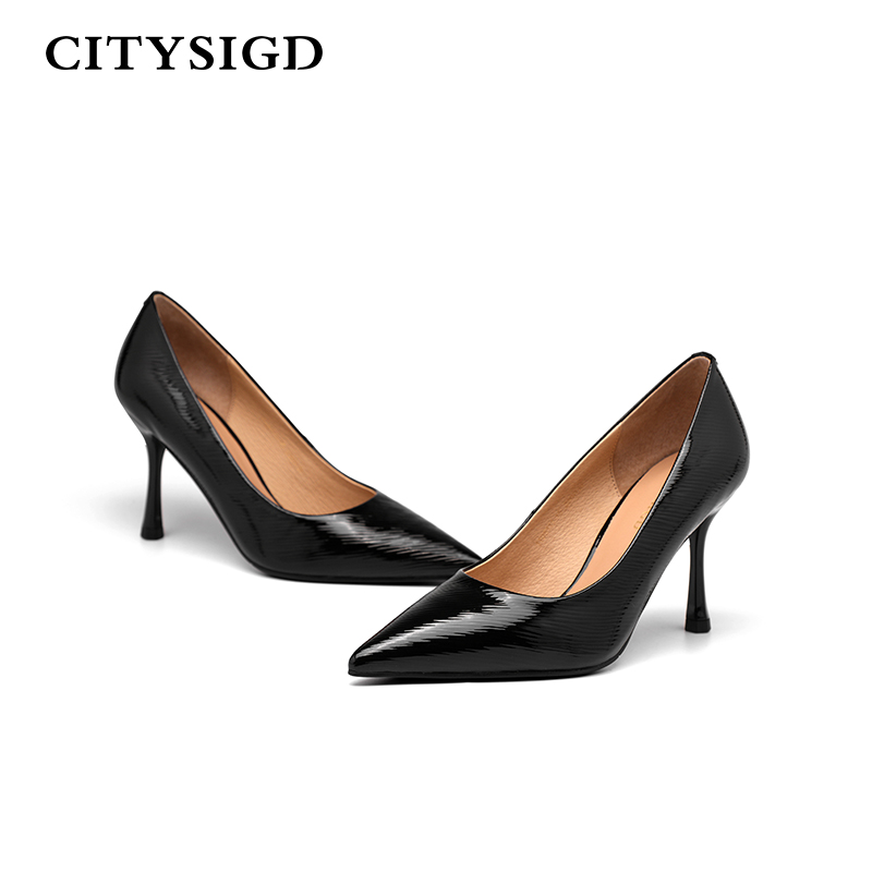 CITYSIGD都市情人2021春季新款跟鞋女
